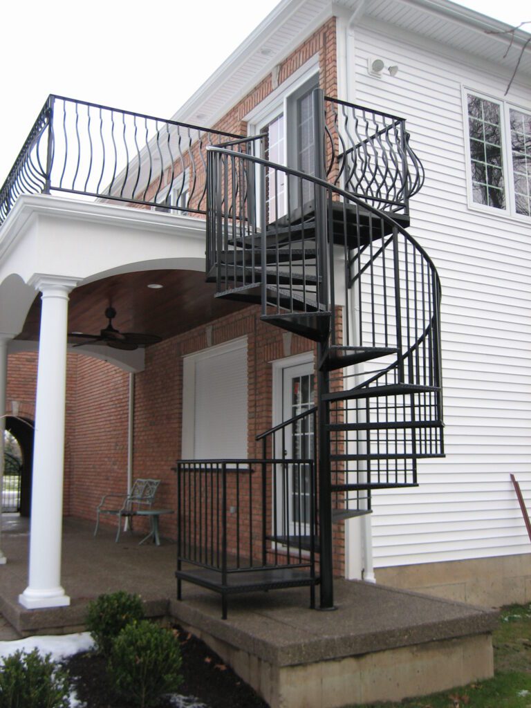Exterior Spiral Stair 