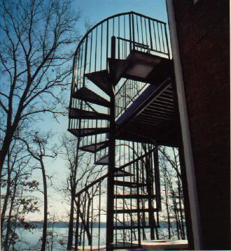Standard Exterior Spiral Stair 